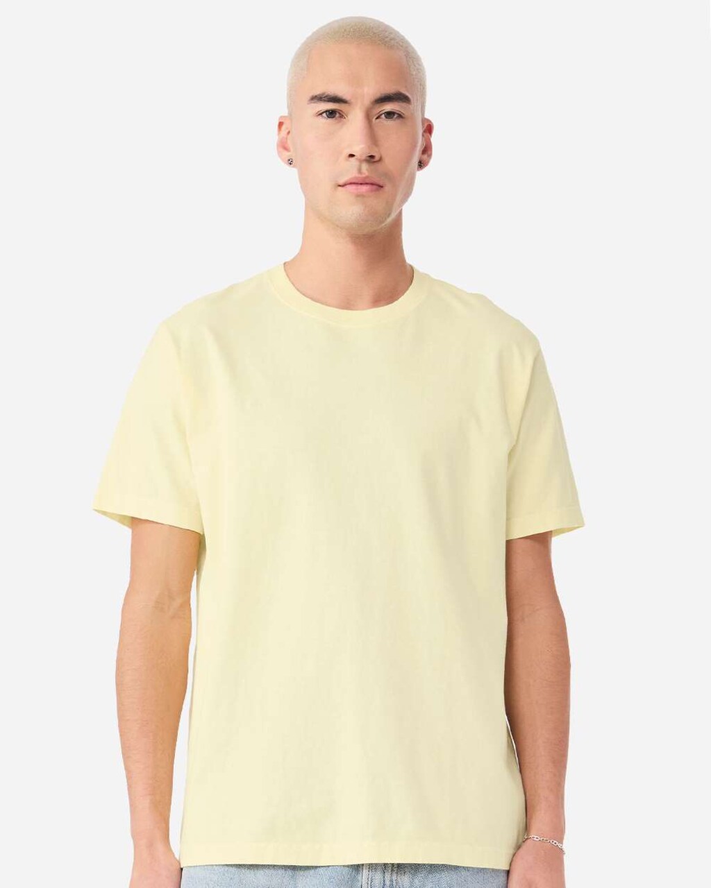 BELLA + CANVAS Premium Unisex Heavyweight Garment Dyed Tee with Relaxed Fit and Structured Cotton